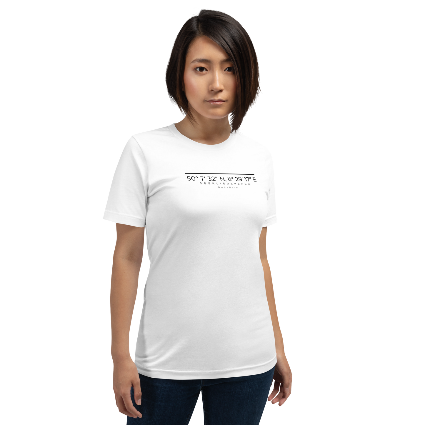 Oberliederbach Premium Tee – Unisex Frontprint