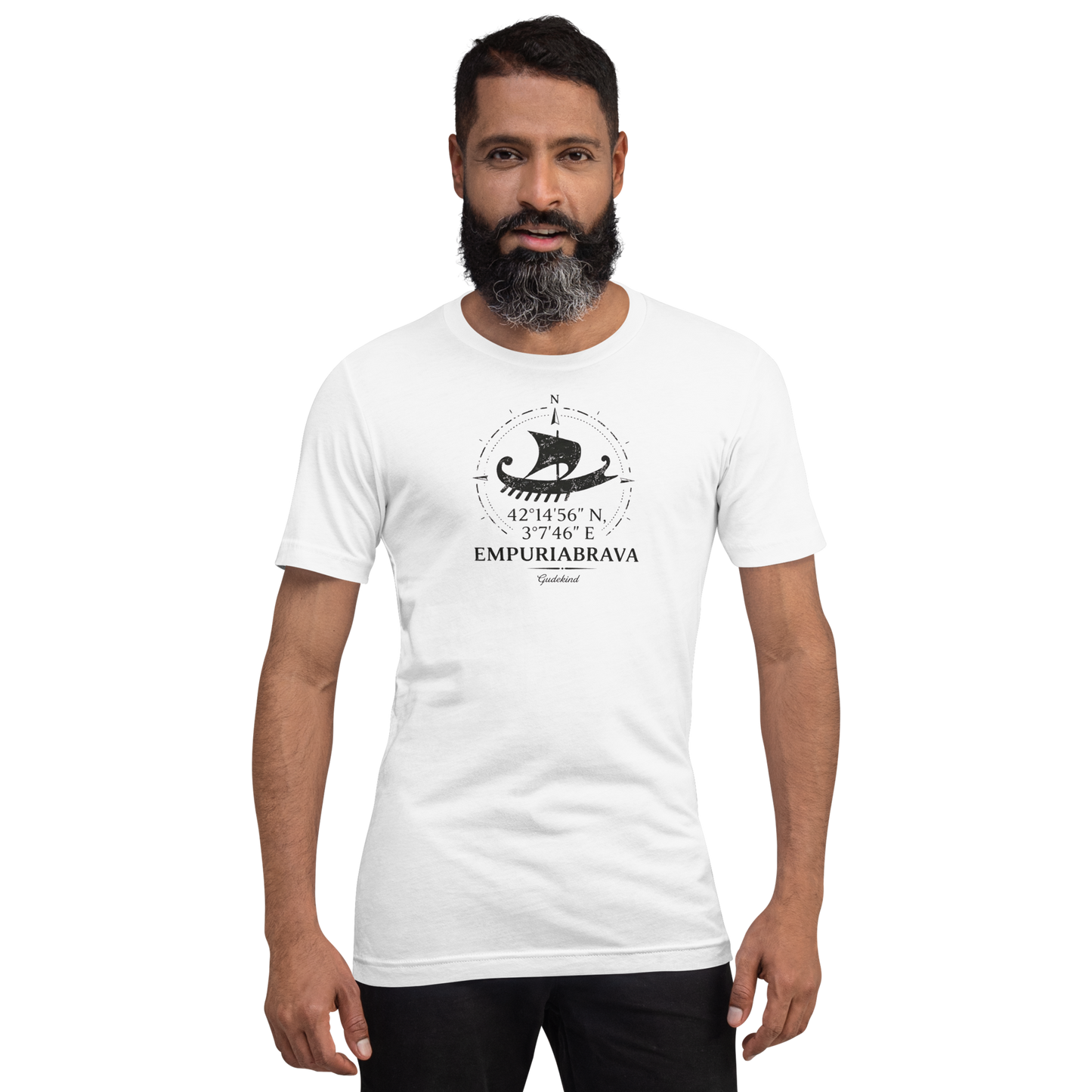 Empuriabrava Premium Tee – Unisex Frontprint Nautic