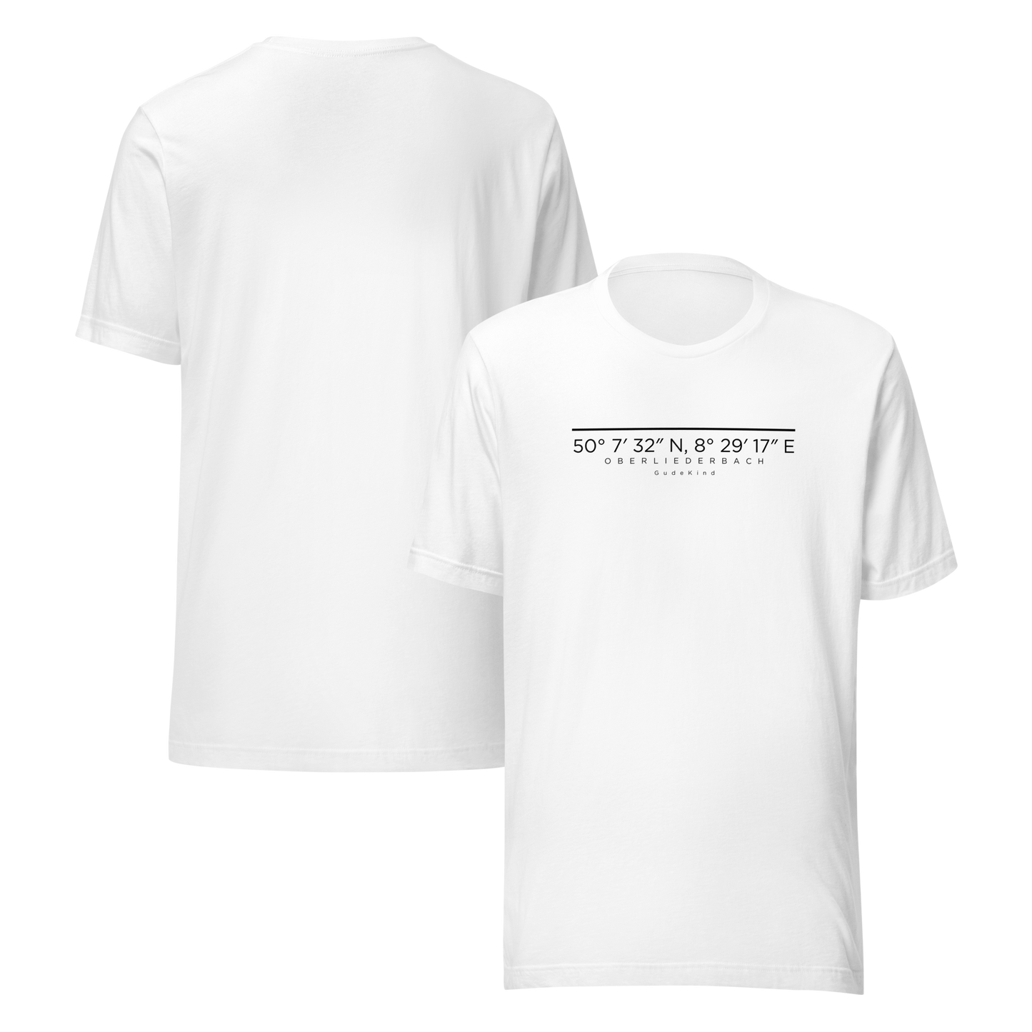Oberliederbach Premium Tee – Unisex Frontprint