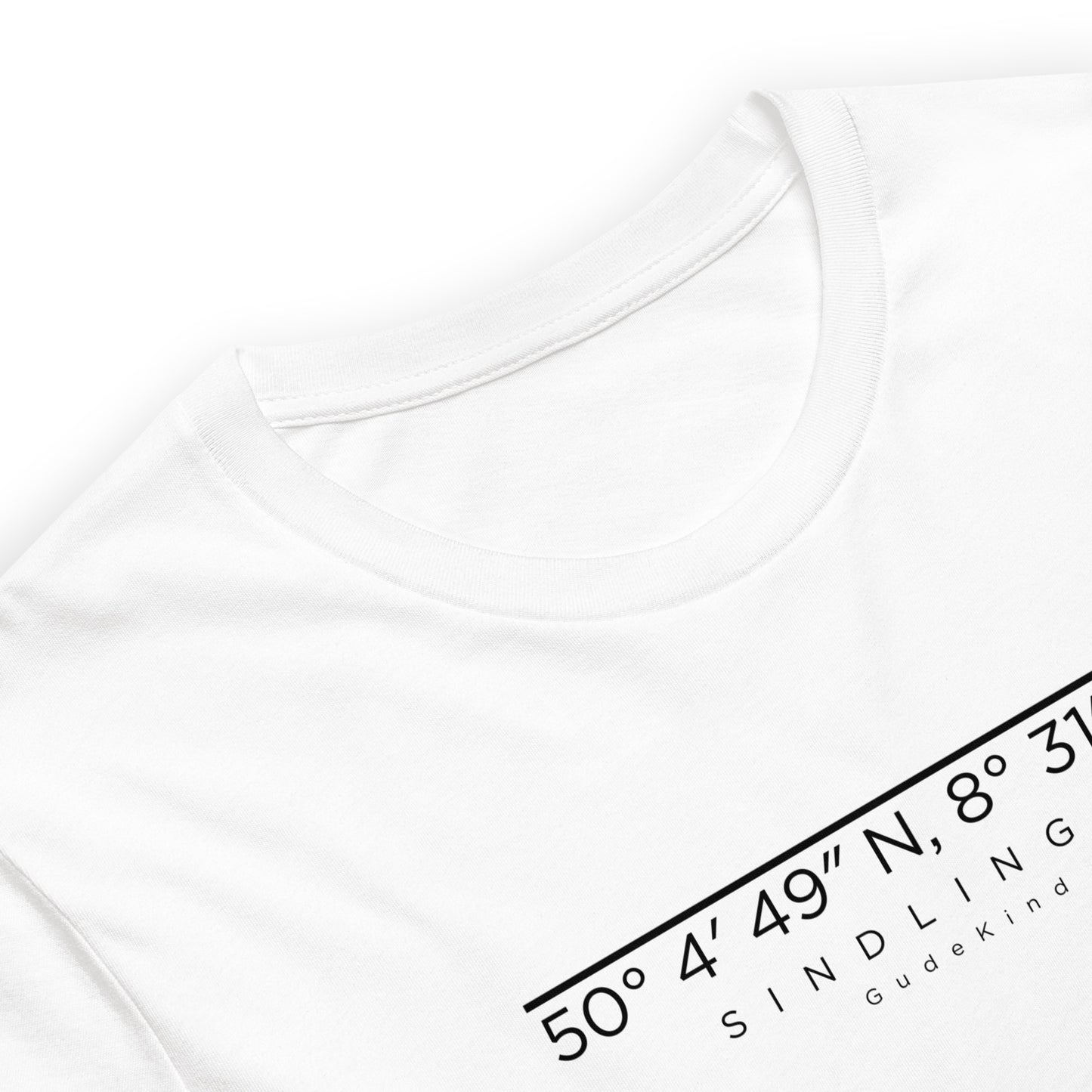 Sindlingen T-Shirt Frontprint minimal Frankfurt Gudekind