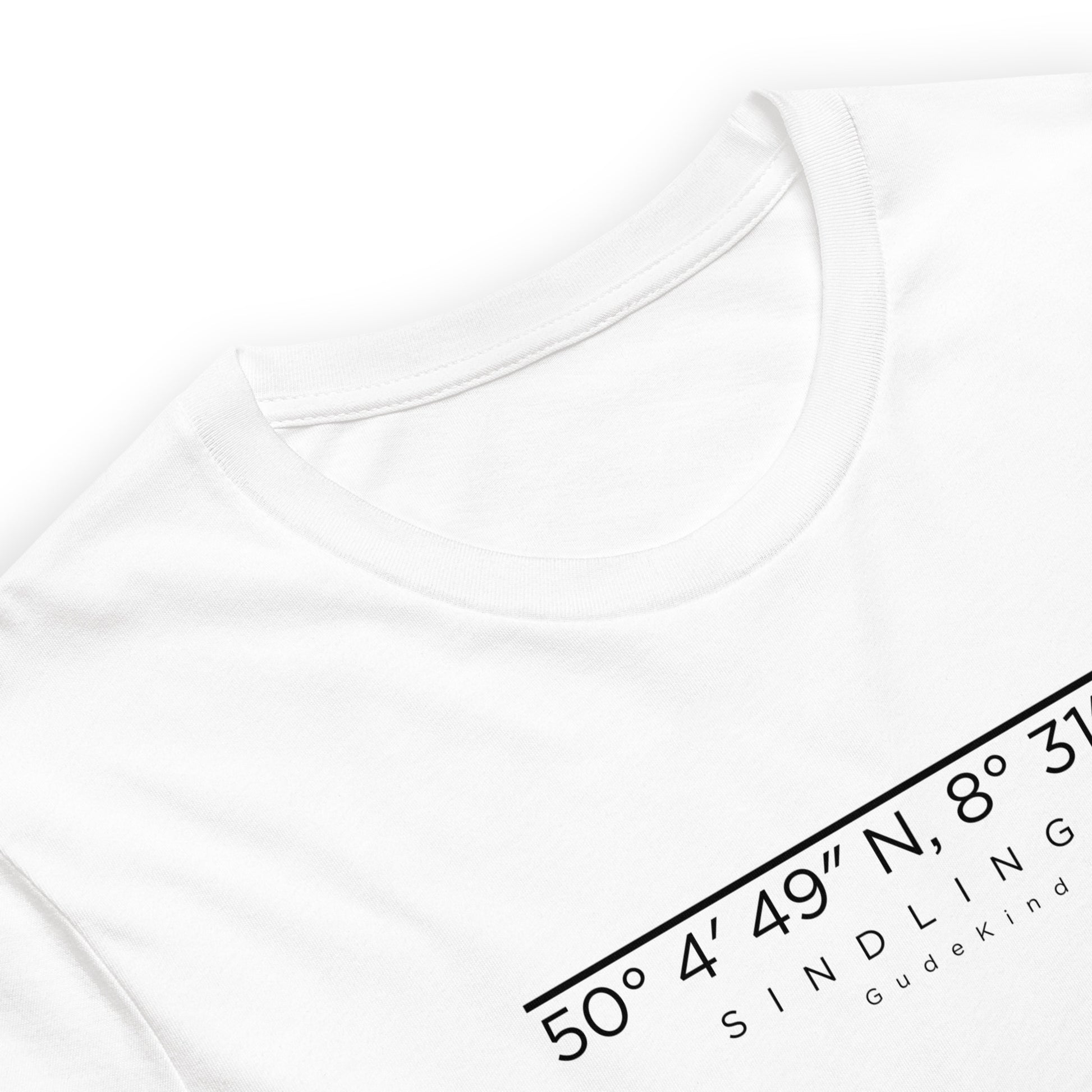 Sindlingen T-Shirt Frontprint minimal Frankfurt Gudekind