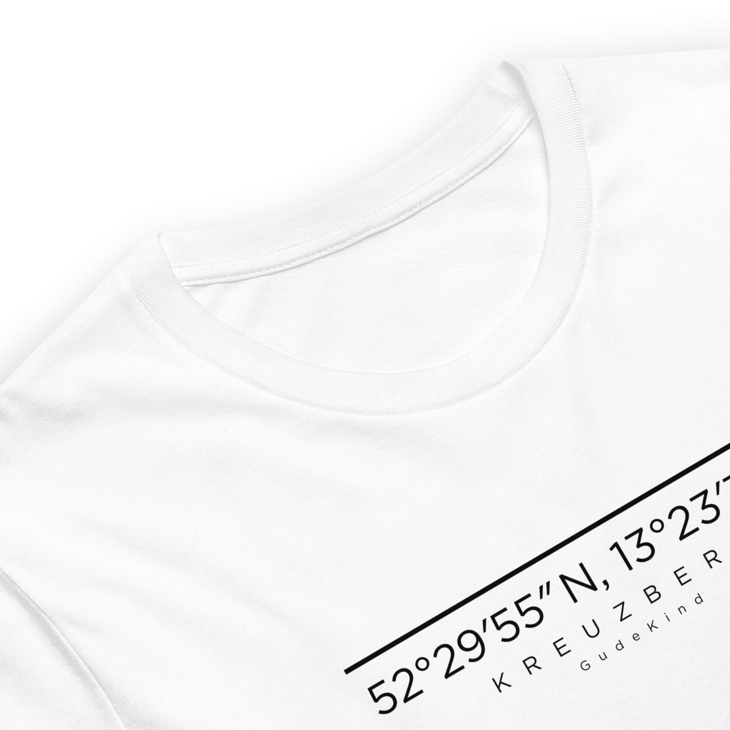 Kreuzberg T-Shirt Frontprint minimal Berlin Gudekind