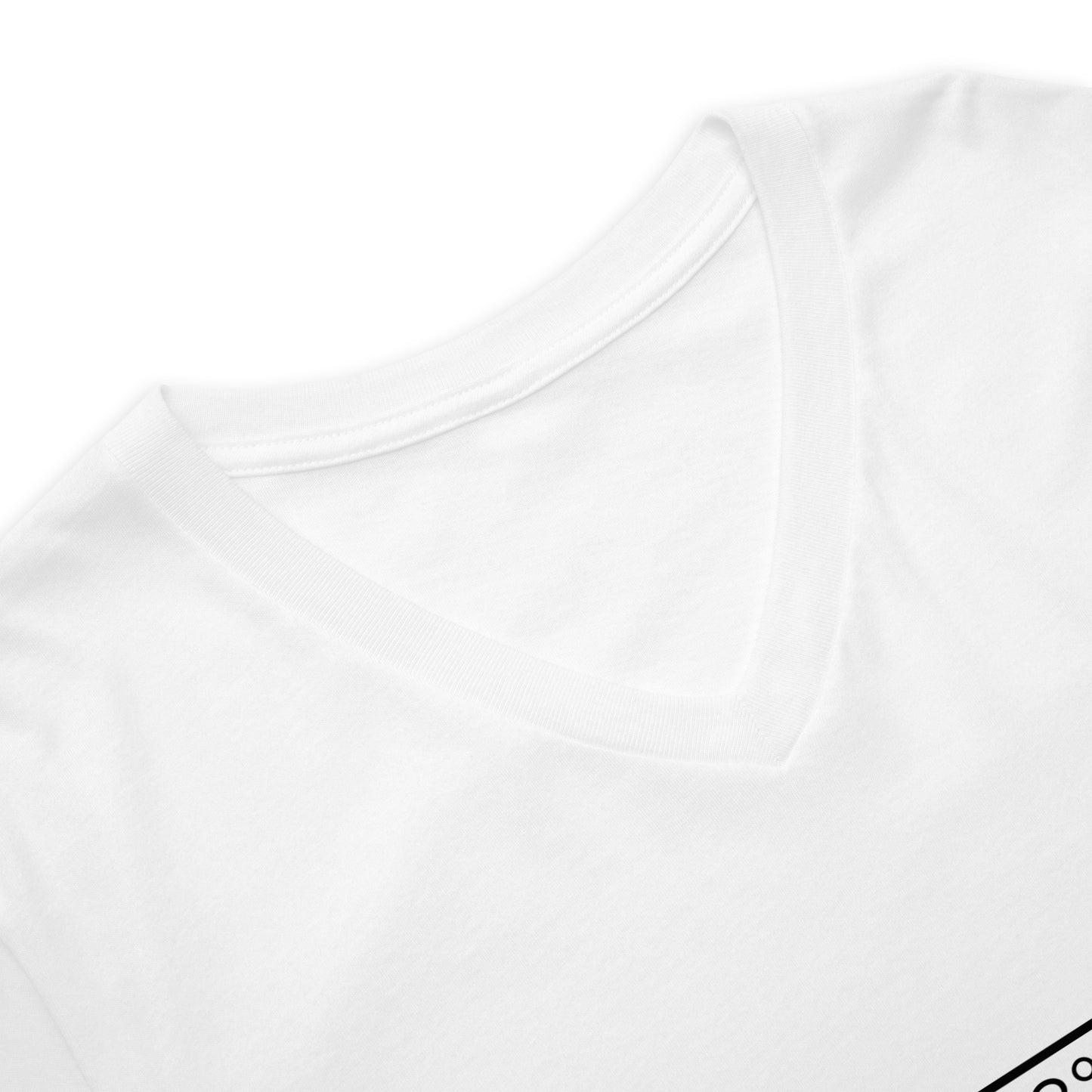 Frankfurt Nied V-Neck Shirt mit minimalistischem Frontprint – Gudekind Local Pride