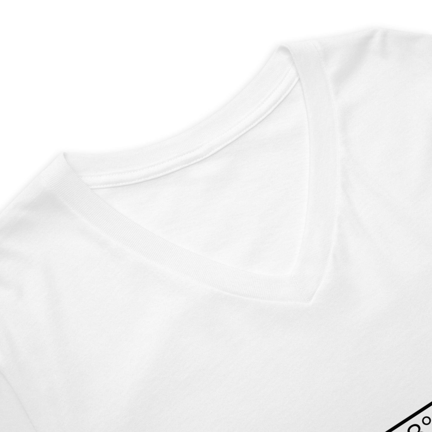 Frankfurt Höchst V-Neck Shirt mit minimalistischem Frontprint – Gudekind Local Pride