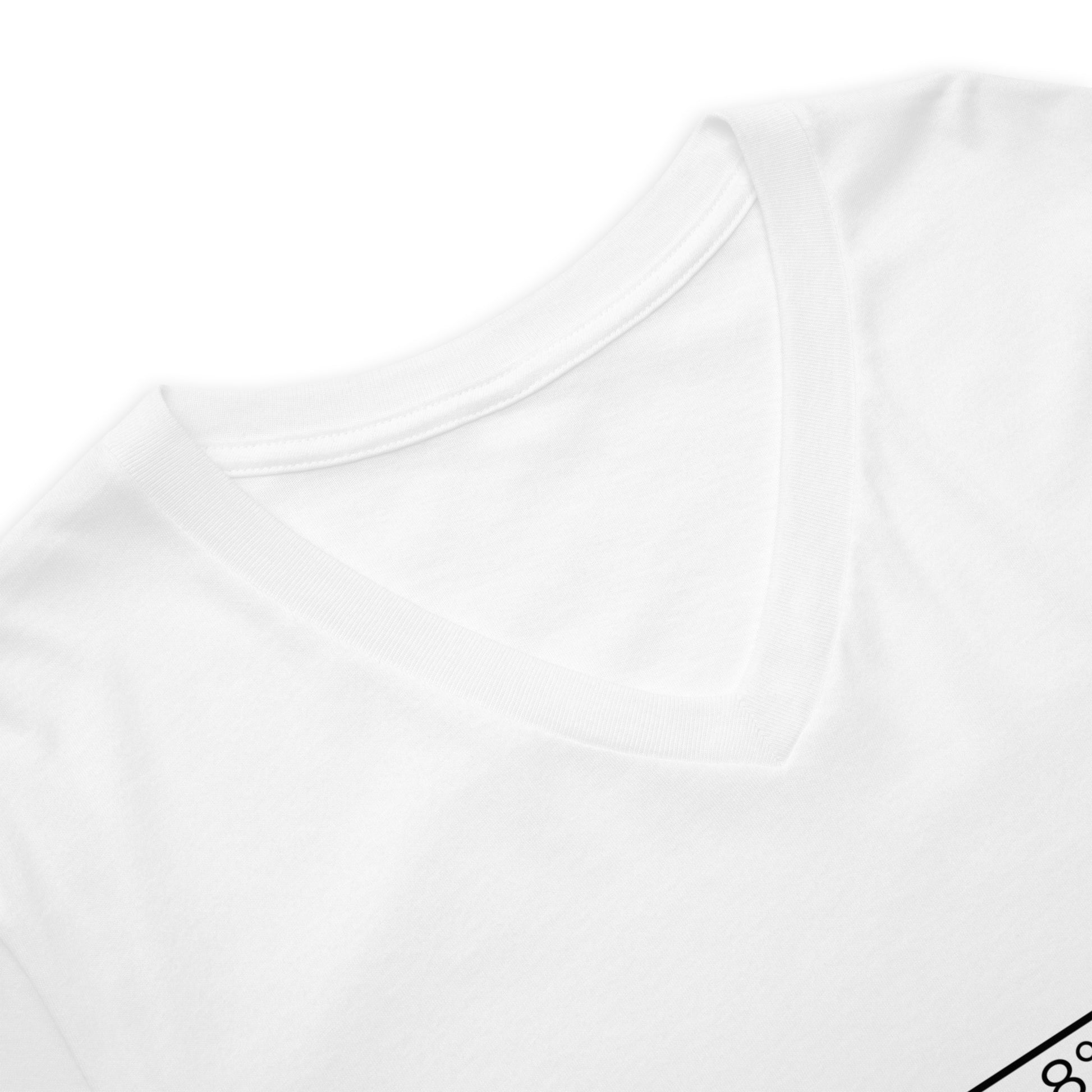 Frankfurt Altstadt V-Neck Shirt mit minimalistischem Frontprint – Gudekind Local Pride